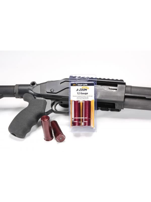 A-ZOOM 12 Gauge Snap-Cap, Red (12211), 2 Count (1 Pack) - Image 3