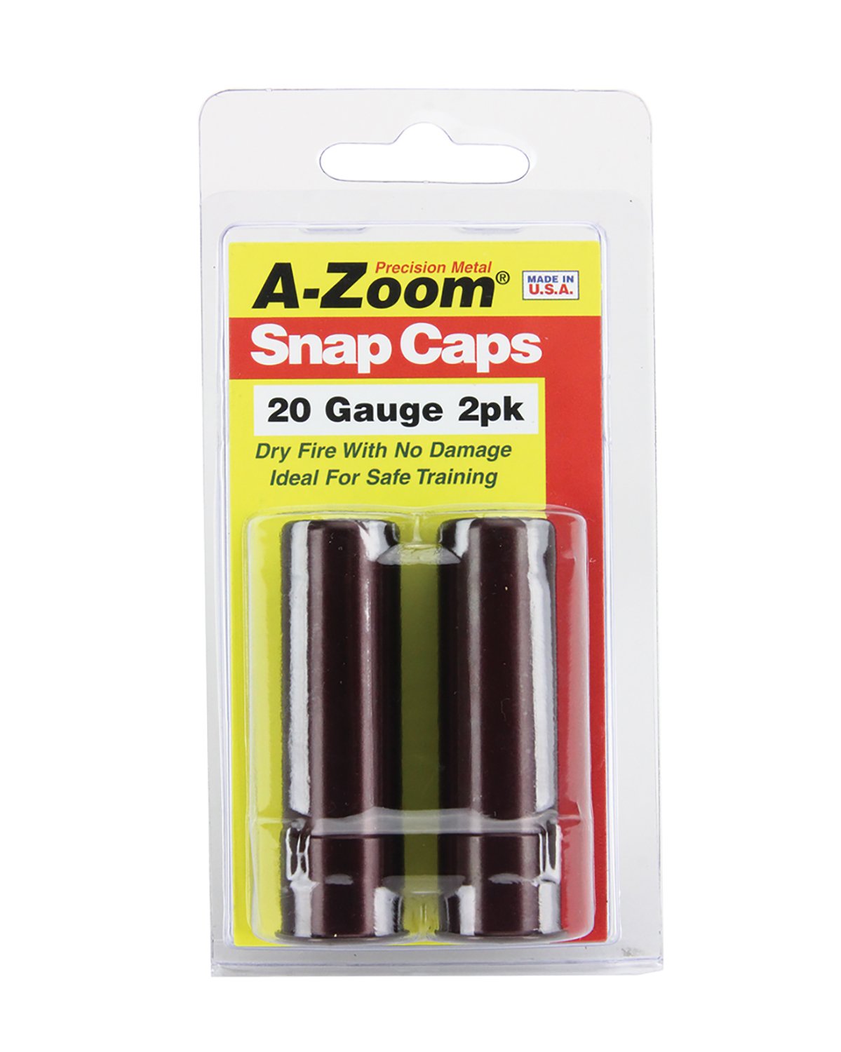 A-Zoom 20 Gauge Precision Snap Cap 2 Pack,Brown - Image 3